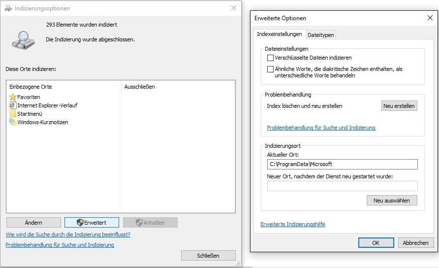 PDF-Dokumente wieder in Suchergebnissen