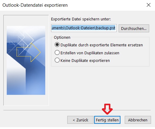 Duplikate einstellen Outlook