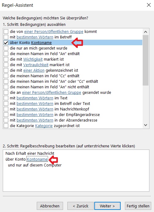 Outlook Regelassistent
