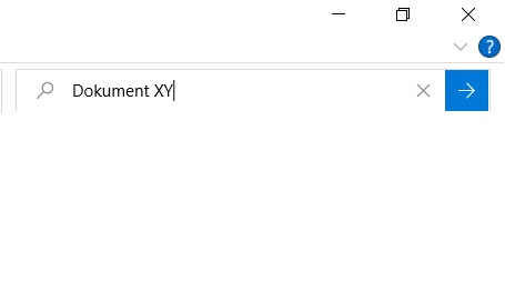 Dateien wiederfinden Windows Suche