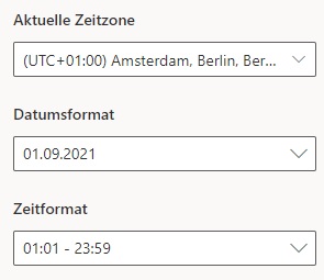 Outlook Zeitzone ändern