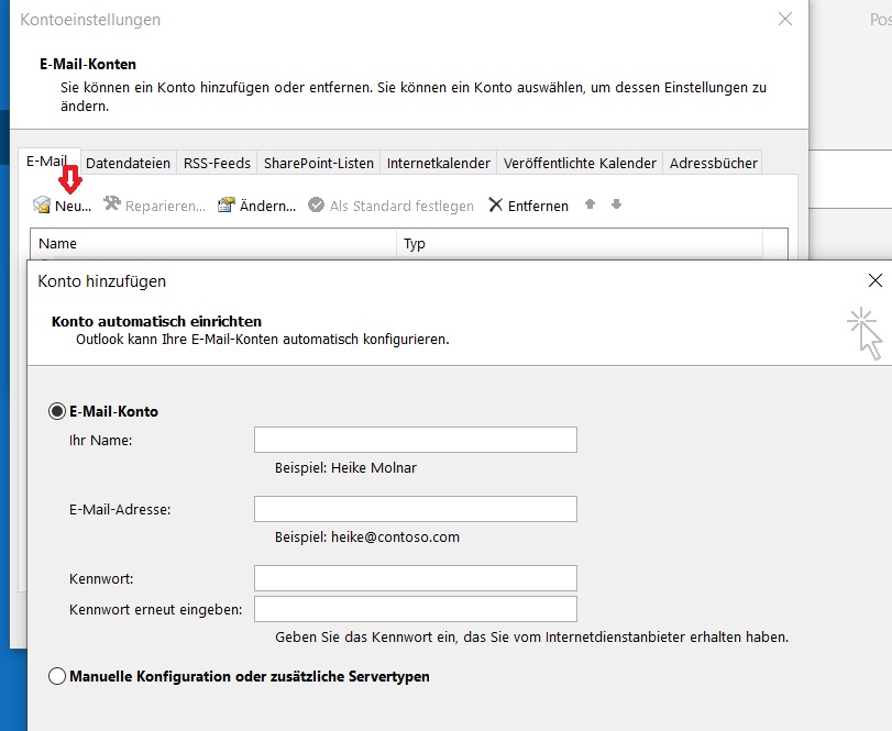 Outlook Konten