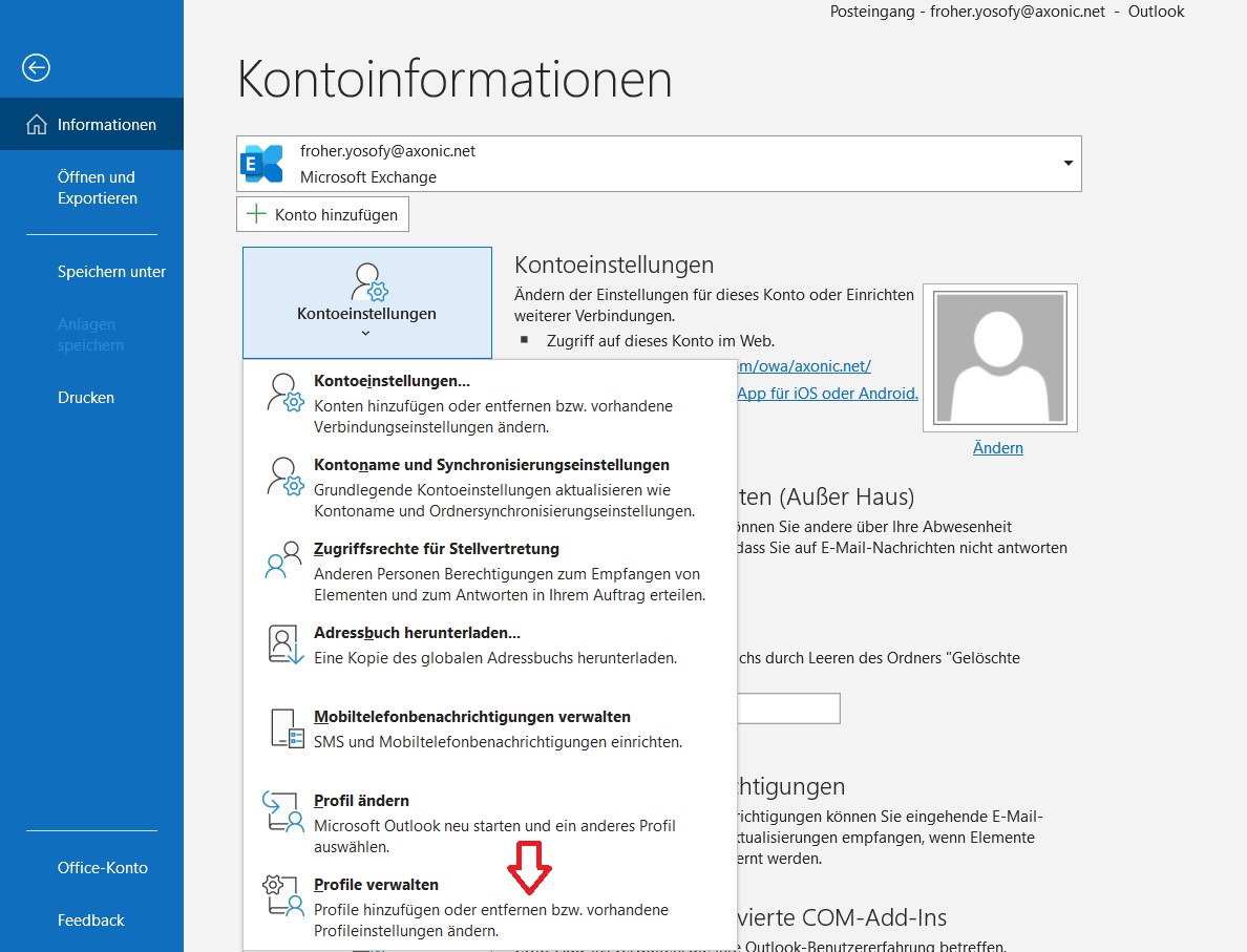Outlook Konten