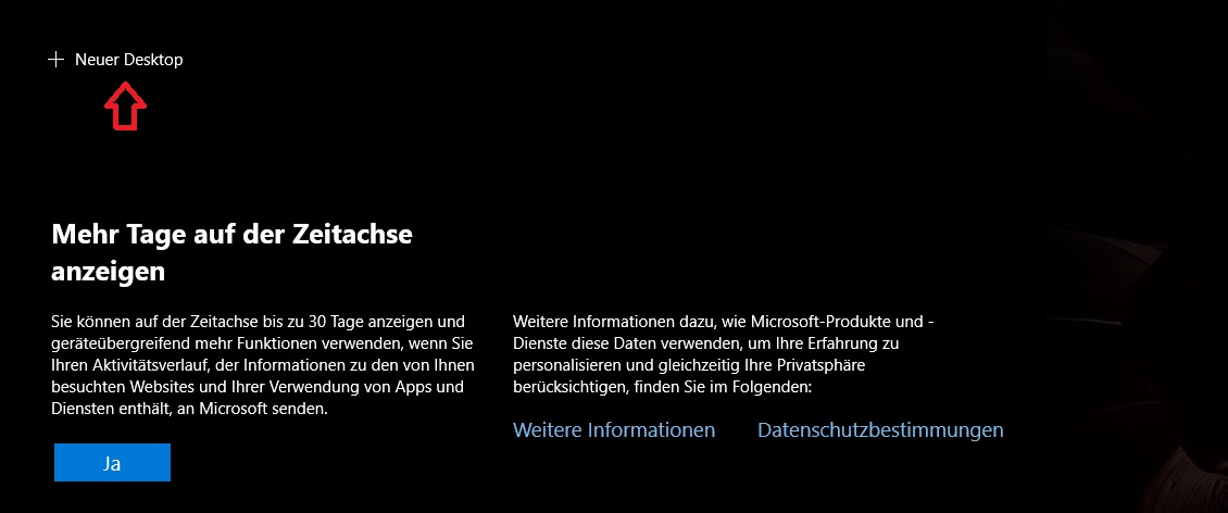 Windows neuer Desktop
