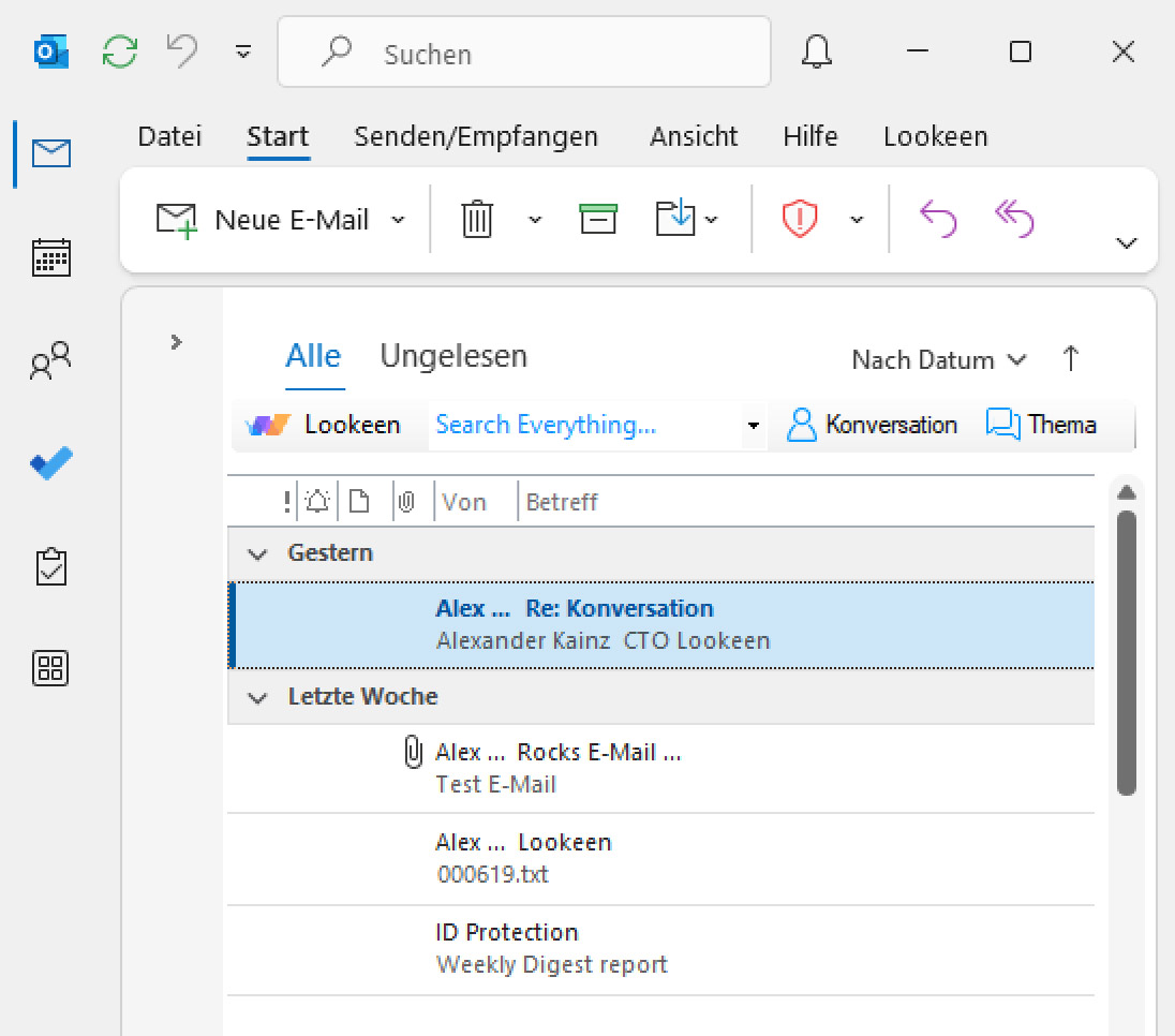 Direkt in Outlook und Windows integriert